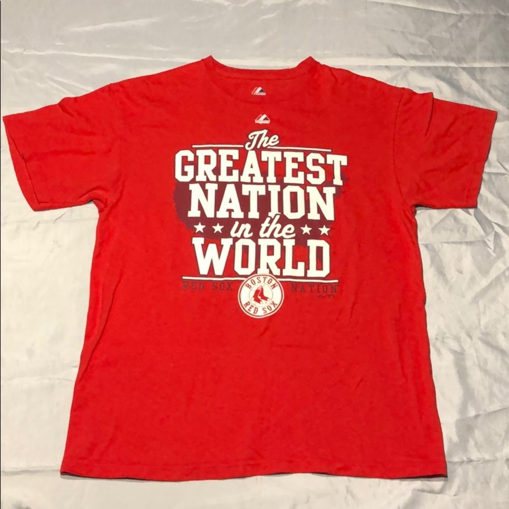 Majestic Boston Red Sox T-Shirt Mens Size Large